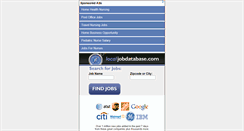 Desktop Screenshot of localjobdatabase.com
